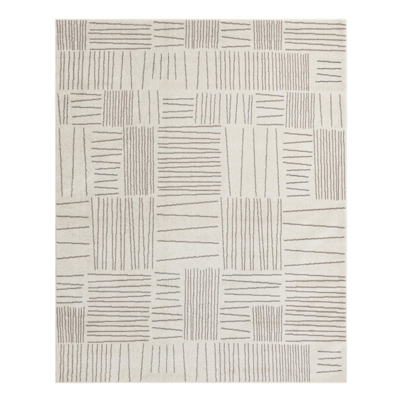 Anaka Striped Indoor Rug, Rectangle 7'10" x 10'