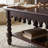 Solid wood coffee table with retro design-123430265