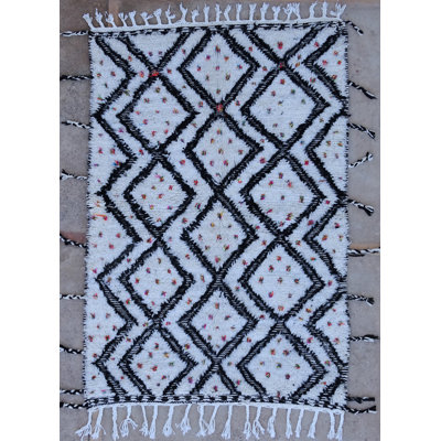 Abdul Rectangle 110 cm x 160 cm Moroccan Hand Woven Berber