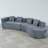 2 - Piece Modular Chenille Upholstered Boneless Sectional-1740936962