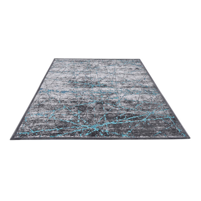 Rectangular Abstract Area Rug, Rectangle 120 x 180cm