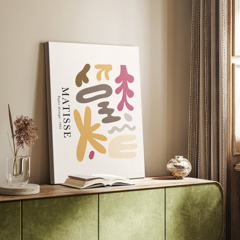 Matisse CCXLV, reproduction encadrée - galerie Cavas, H 18 po x l 12 po