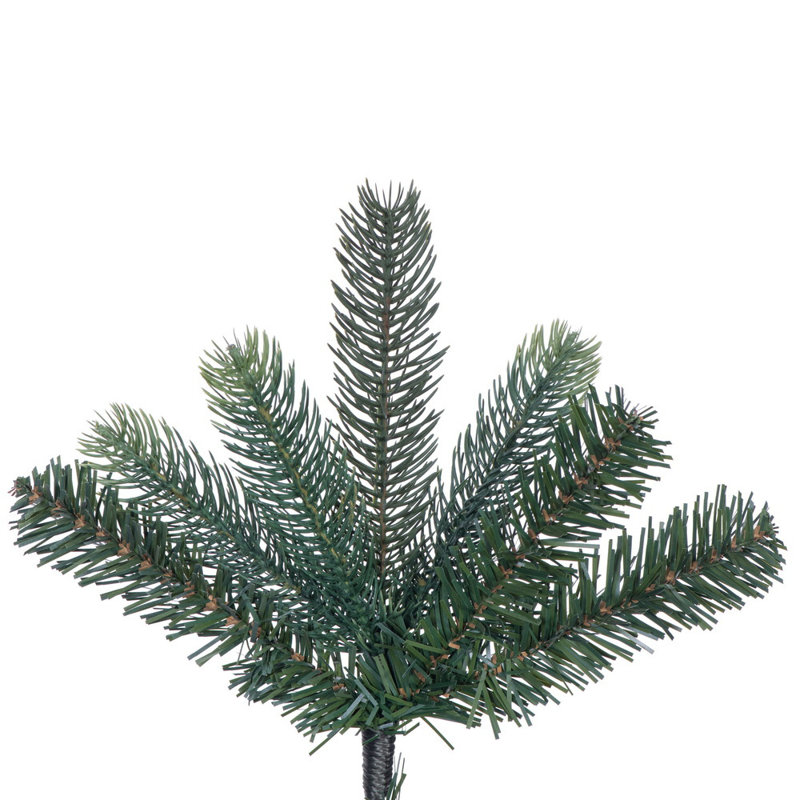 Vickerman 10' x 59" Vermont Spruce Artificial UnLit Christmas Tree with 2911 Realistic Blend of PE/PVC Tips, Metal Hinged Branches, Folding Metal Tree Stand