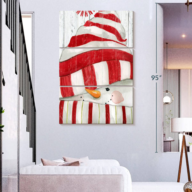 «Lelend Snowman Wishes», H 74 po x l 48 po