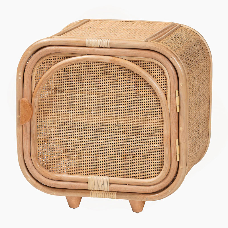 Table de chevet, table d'appoint avec tablette intérieure