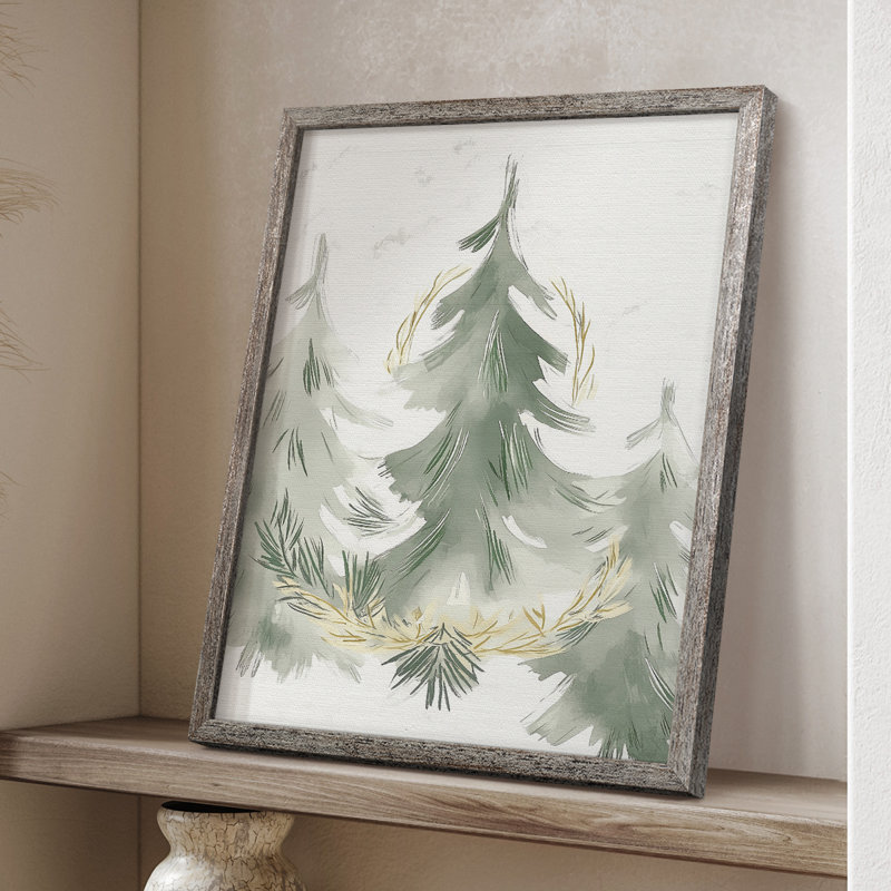 Christmas Holiday Art CCCLXXIX Framed Print - Solid Wood XMA170644