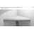 FlexStone 15" Corner Shelf Niche in White-1508528525