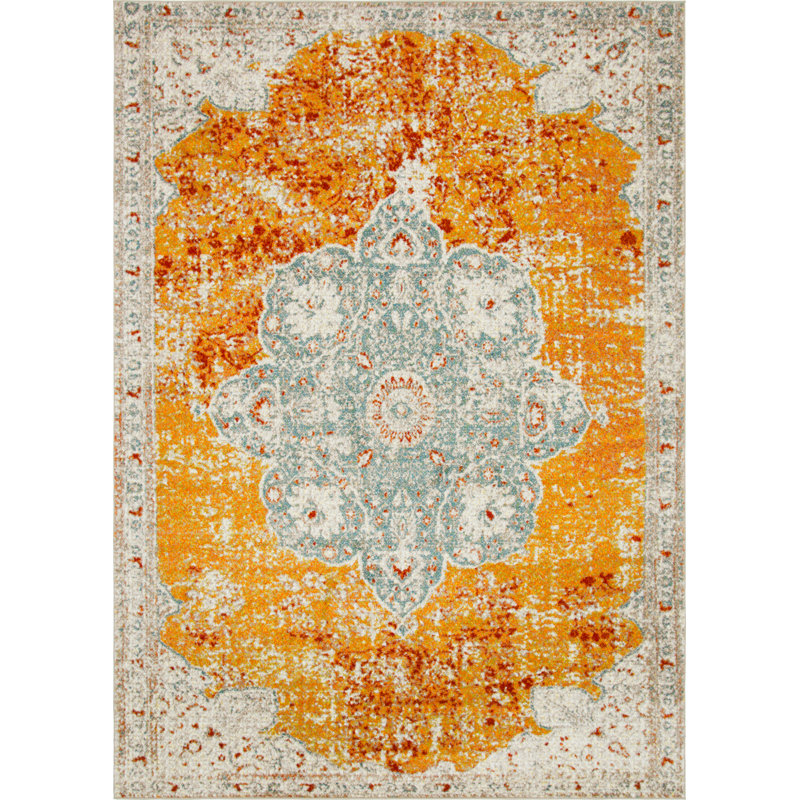 Walmoor Oriental Indoor Rug, Rectangle 9' x 12'2"