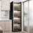 Tall Narrow Floor Cabinet with Dust-Proof Doors, Slim Storage Organizer for Narrow Gaps, Living Room, Gray