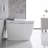MONSFEST 1.28 Gallons GPF Elongated Bidet Toilet