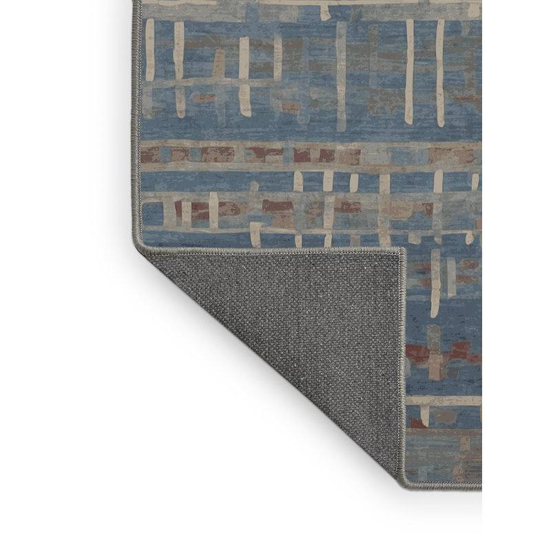 Tapis gris soyeux et moelleux, Carré 6 pi