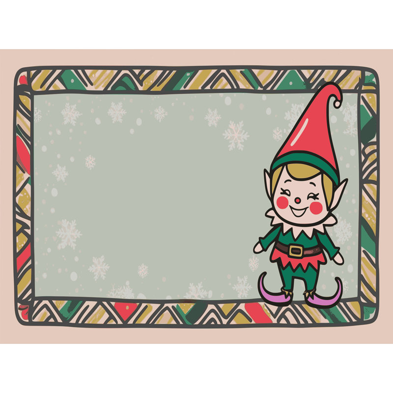 Tapis vacances de Noël The Holiday Aisle®, Rectangulaire 2 pi x 3 pi