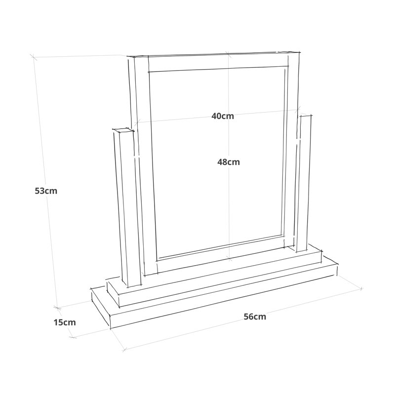 Millerville Flat Floor Mirror