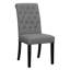 Chaise d'appoint capitonnée Jackye avec garniture cloutée-907625722-907625716