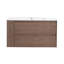 Ensemble de meuble-lavabo simple 35,92 po avec plateau en céramique Firas-847868306