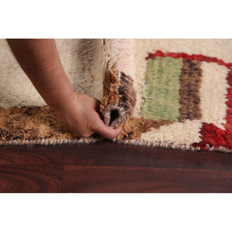 Tapis marocain en laine noué à la main 7 x 11