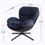 Chaise de bureau pivotante polyvalente avec matériaux de qualité supérieure et conception ergonomique-1297985321