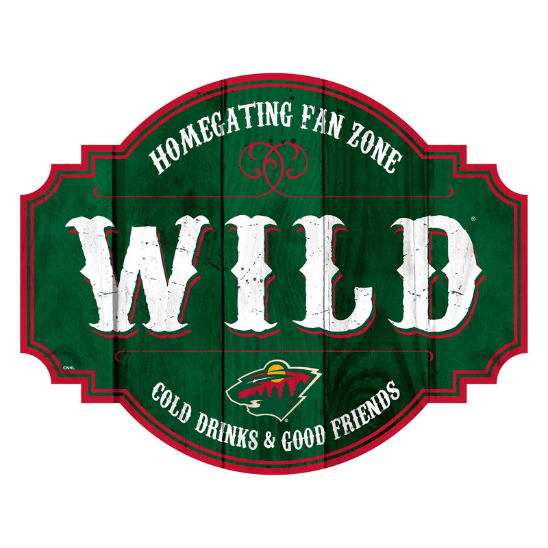 Rustic Entertainment Wall Decor, Minnesota Wild