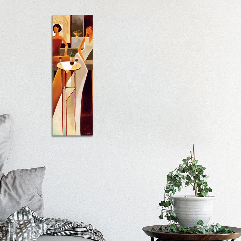 Les Sirens by Keith Mallett - Wrapped Canvas Panoramic Print, 30.48 cm H x 91.44 cm W x 3.175 cm D