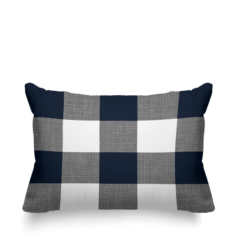Coussin intérieur / extérieur Jeb Farm House, Gris
