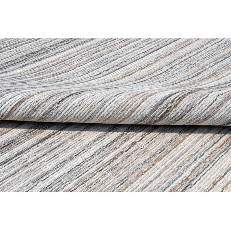 Berlene Abstract Stripe Area Rug, Rectangle 8' x 10'