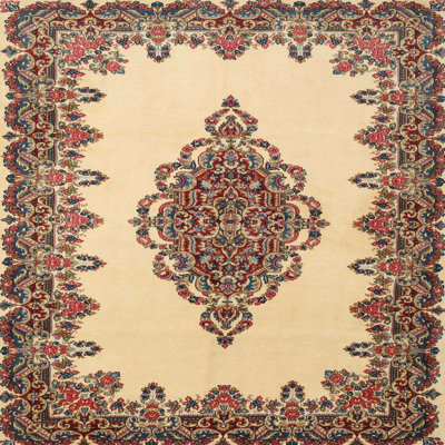 Tapis brun/beige traditionnel Vieux