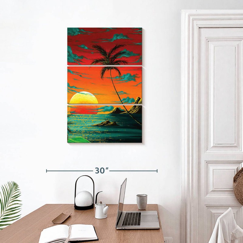 Tropical Burn, 32" H x 20" W
