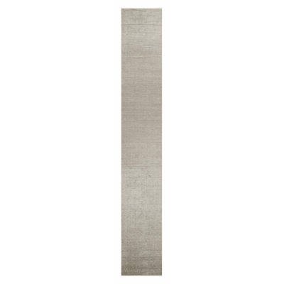 One-of-a-Kind 3x20 2010s Runner Silk Area Rug