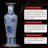 55.12"Jingdezhen hand-painted blue-and-white porcelain large vase decorative item-1357183598