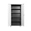 Armoire en métal robuste verrouillable avec 4 tablettes réglables