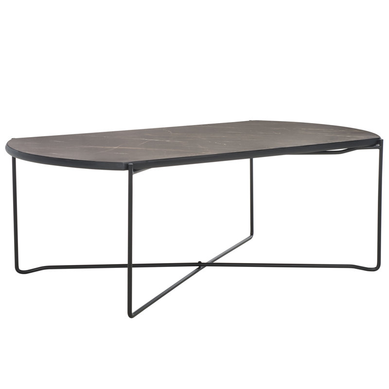 Table basse Trashawn, Grès foncé