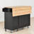 Solid Wood Top Kitchen Island-1210873231