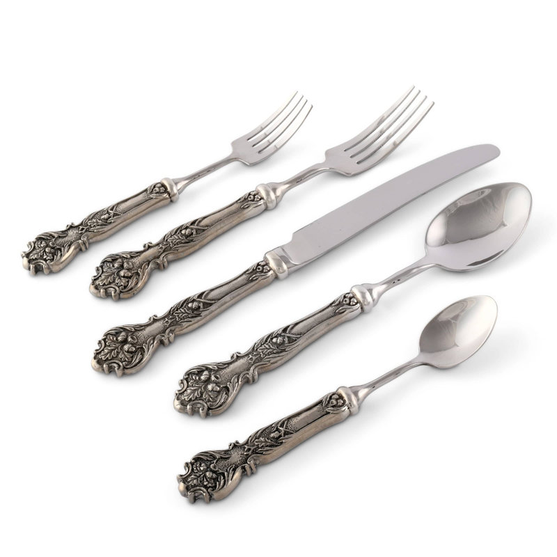 Vagabond House Majestic Forest Stainless Steel Flatware Set