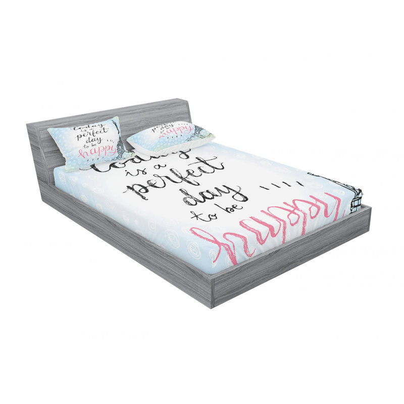 Microfiber Sheet Set, Full Sheet Set with Fitted Sheet