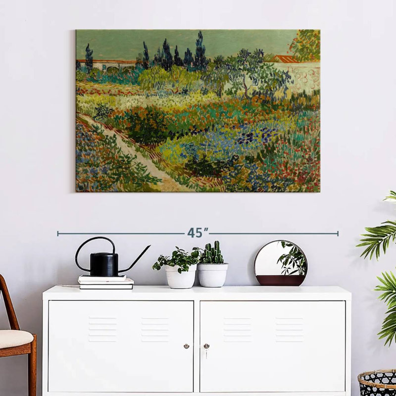 Jardin d'Alvord à Arles, H 26 po x l 39 po