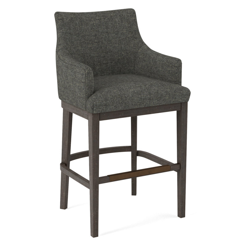 Upholstered Stool, 61536-78, Nutmeg