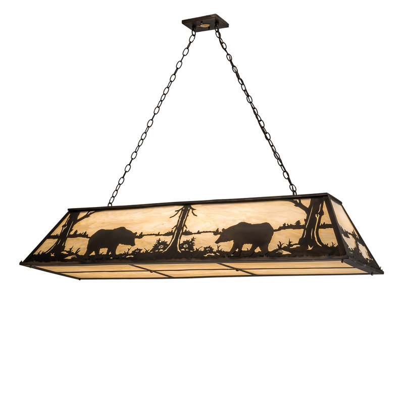 Luminaire suspendu linéaire 9 lumières