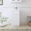 Meuble-lavabo autoportant de 15 po avec 1 porte et 1 tiroir Colton, sans comptoir, prêt à assembler, blanc Colton-95216761