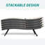 Chaise longue d'extérieur en osier 2 pièces