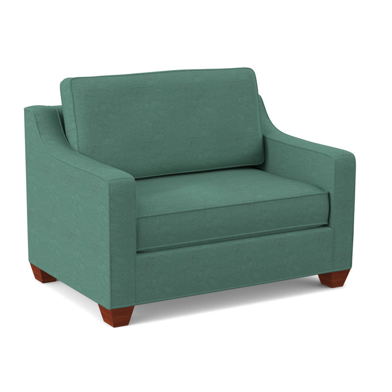 Fauteuil convertible l 50 po Clark, Lagon antique, BM cerise