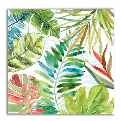 « tropical sketchbook ii », peinture sur toile tendue
