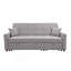 Canapé-lit surdimensionné de 83 po avec canapé-lit escamotable surdimensionné et dossier réglable, canapé convertible 3 places et canapé-lit convertible pour la maison, gris clair-121059994