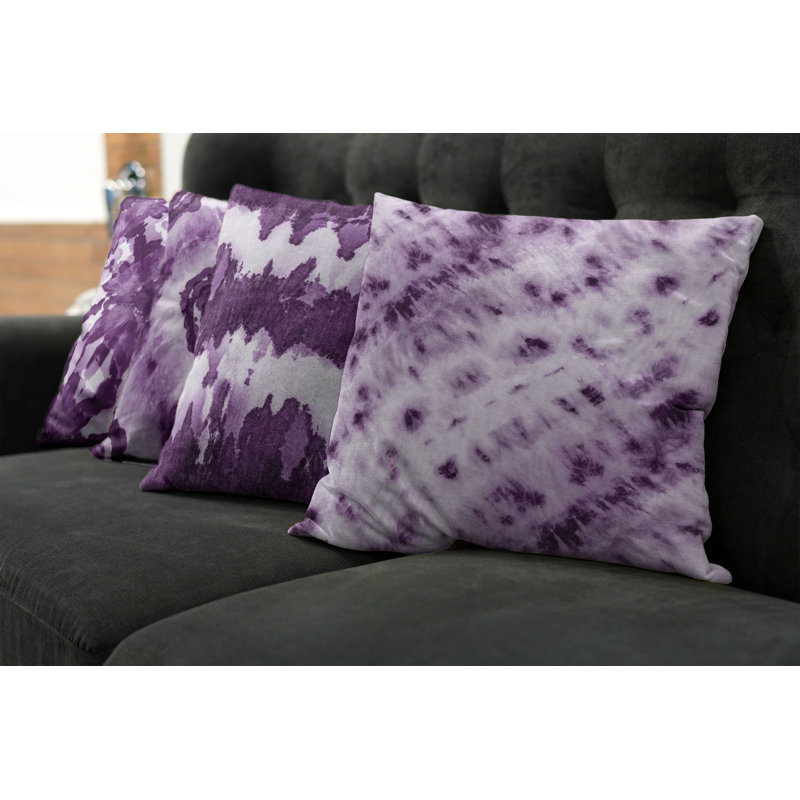 Housse de coussin Montezuma, 12 po x 12 po, Mauve / beige