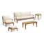 Sack Outdoor Teak Conversation Set-1330967846