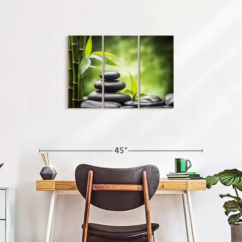 Nature «Zen Spa Canvas Print» sur, H 20 po x l 33 po x P 1,25 po