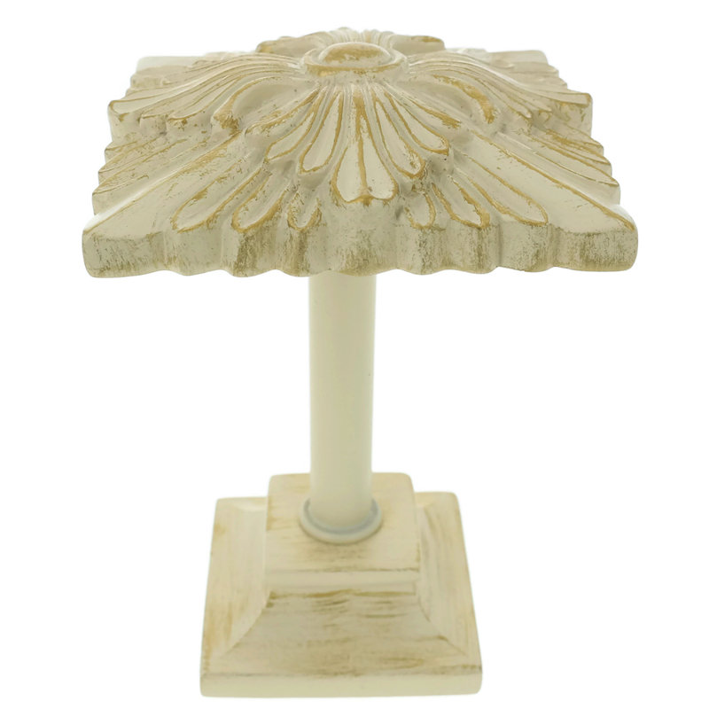 Retenue de rideau Carlson Drapery Medallion, Blanc doré de France