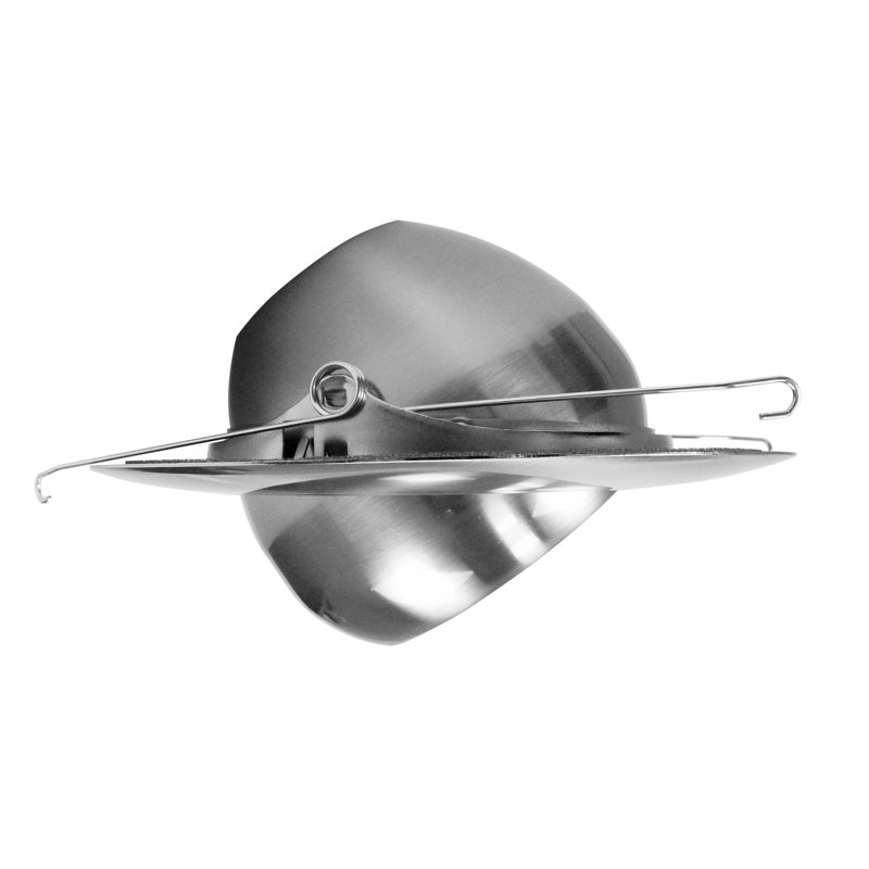 Garniture encastrée réglable 6 "R30 Eyeball, Nickel