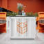 Table basse et chaises personnalisées de style industriel-100076338