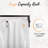 Autumn Alley Farmhouse Towel Rack, Black And White Bathroom Decor
