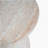 Outdoor/Indoor Lightweight Concrete Side Table,Travertine Finish